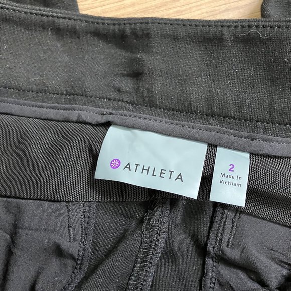 Athleta ponte moto 2.0 pants black size 2 - Picture 5 of 10